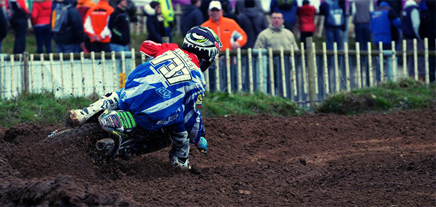 Valentin Teillet s'impose au général à Ernée en MX1. (Photo Eddy TERTRAIS)