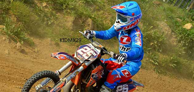 Pierre-Louis Deroyer victorieux en 65cc à Plouasne. Photo KidMX29