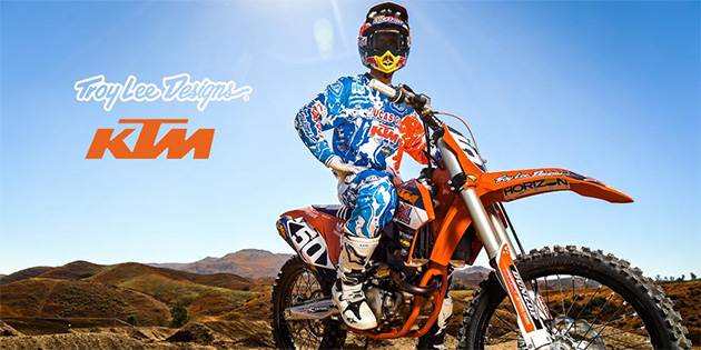 Jessy Nelson est déjà sur la KTM. Photo http://www.troyleedesigns.com