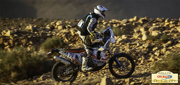 Belle opération pour Sébastien Coué dans le Rally du Maroc 2014 avec une 18ème place finale. Photo http://www.team-performance-enduro.com/