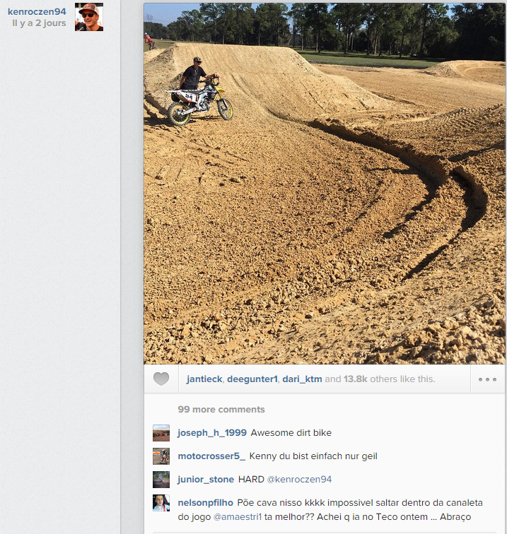 Ken Roczen a fait ses traces