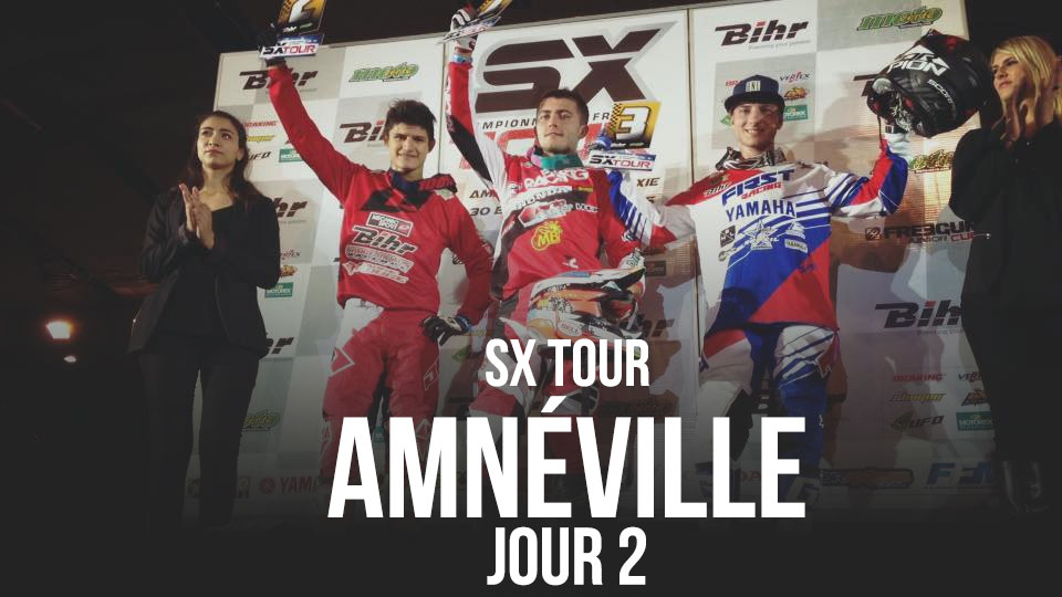 Le podium SX2 du Supercross d'Amnéville. Photo SX TOUR OFFICIAL