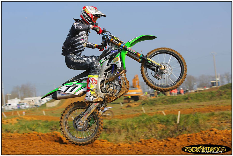 David Adam sera une nouvelle fois l'homme à battre en MX1. Photo Tekniphoto