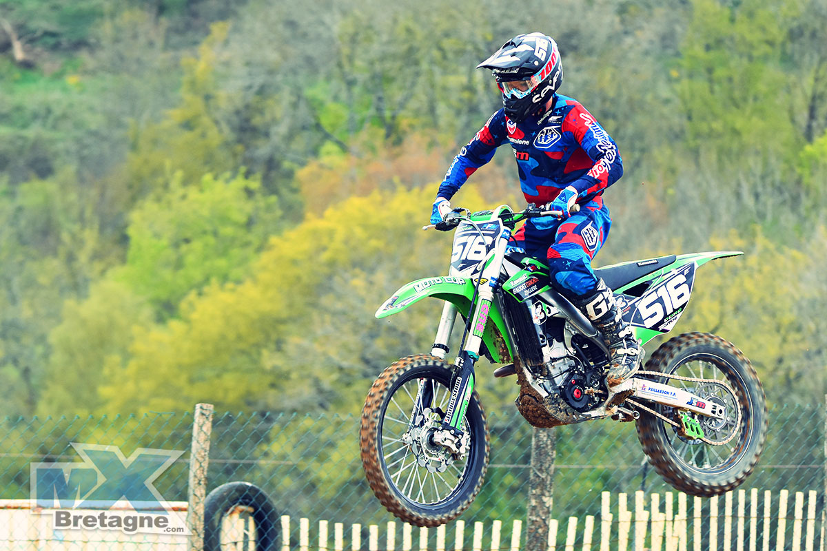 François Doré réalise un beau retour en montant directement sur le podium. Photo Jeremy Jagu/Mx Bretagne